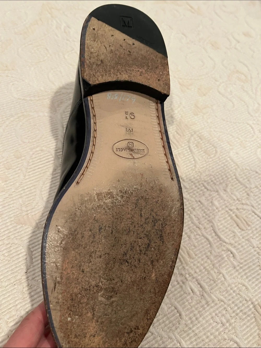 Bruno Magli Men's Black Leather Dress shoes